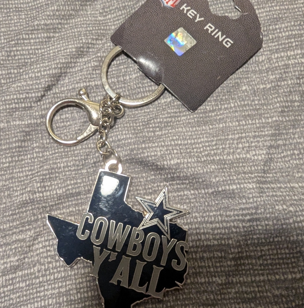 NFL Dallas Cowboys Keychain Charm NWT